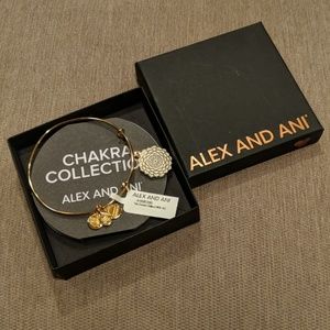 Alex and Ani Crown Chakra Charm Bangle